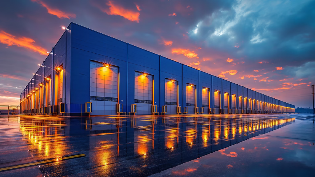 două hale industriale din Moldova – una metalică și una din beton armat